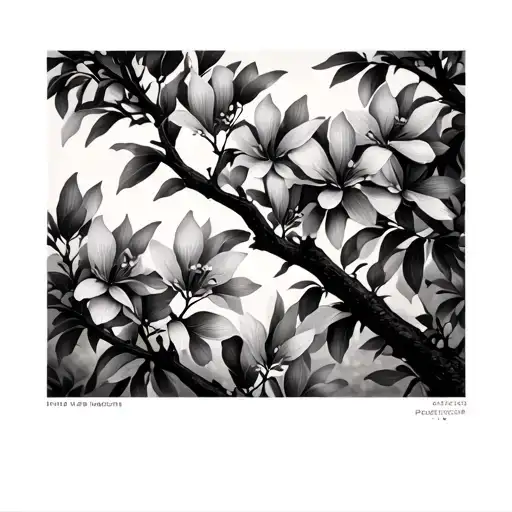 Jacaranda Tree Branches