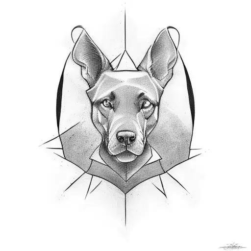 Design A Tattoo That Represents Your Occupation As A Police Officer And Incorporates Animals