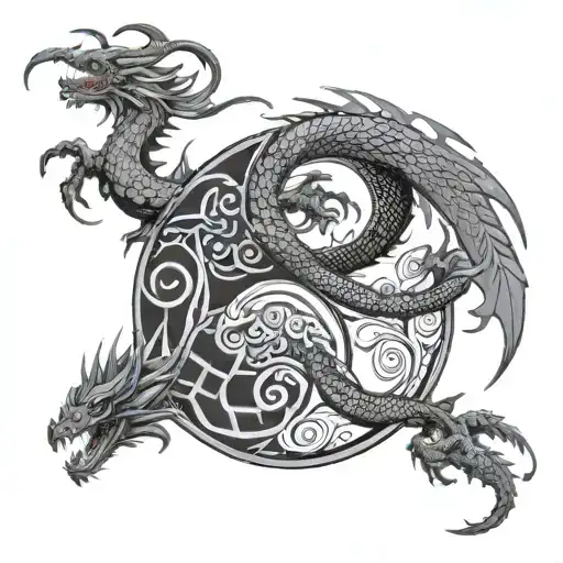 Dragon Yin And Yang