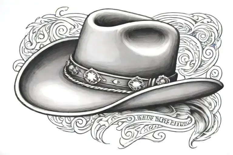 Cowboy Hat And The Words Say When