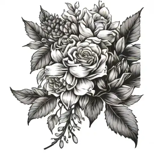 Birth Flower Bouquet