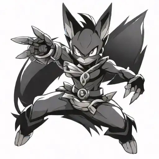 Lucario Pokemon And Solo Leveling Sung Jin Woo