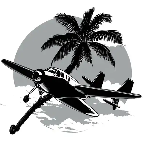 Rv6 Airplan Palm Tree