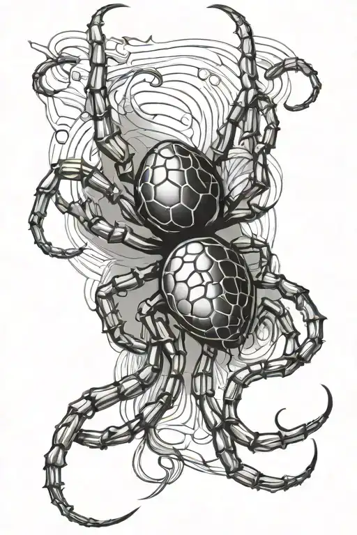 Medusa Black Widow Spider