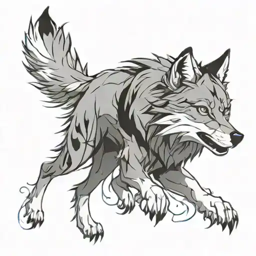 Jin Rih The Wolf Brigade Anime