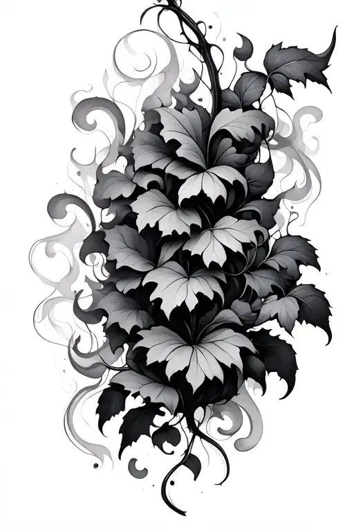 Vine Wrapping With Smoke