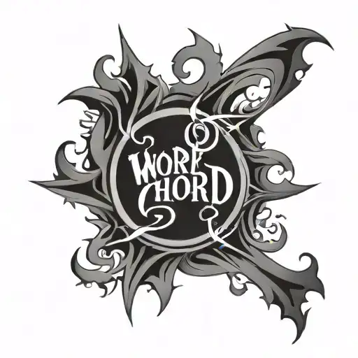 Word Chaos With Flames