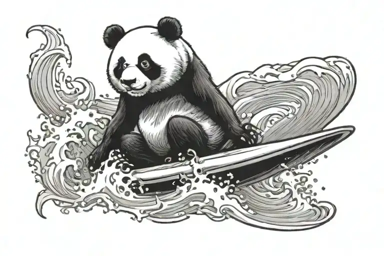 Surfing Panda