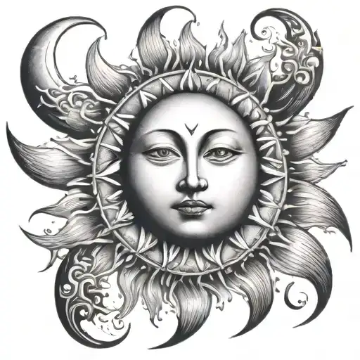 Sun Moon Starts Along
