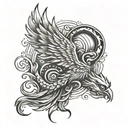 Moon Sabre Phoenix Sun