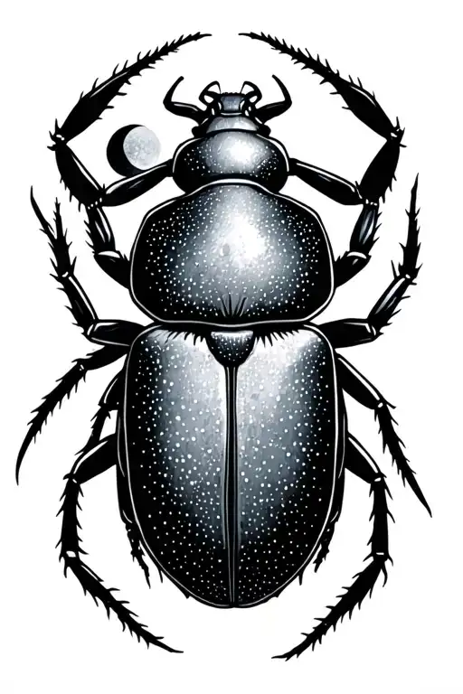 Scarab Beetle Moon Phases