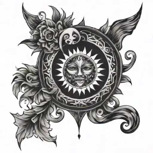 Skati And Hati Sun And Moon