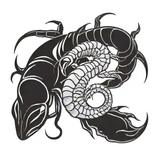 Scorpion And Fish Yin Yang
