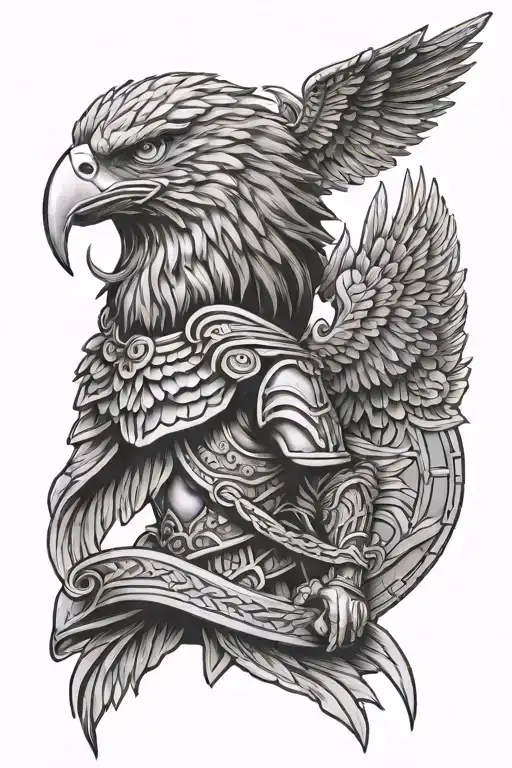 Spartan And Eagle