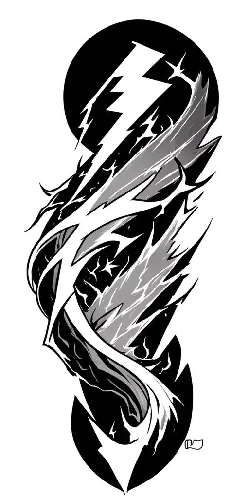 Zues Warriors Lightning Bolt