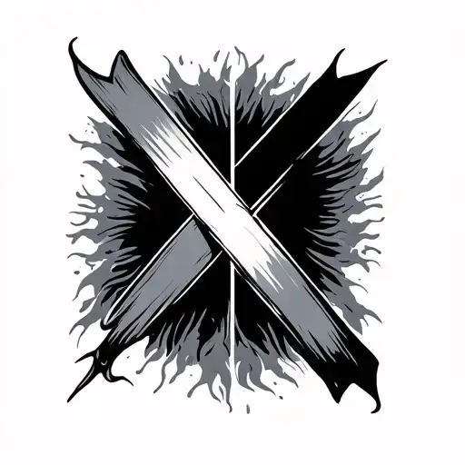 Well And Bad Overlapping As Shadow