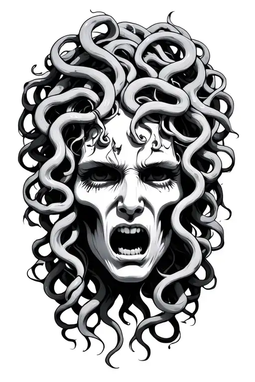 Medusa Head Cut Off Agony