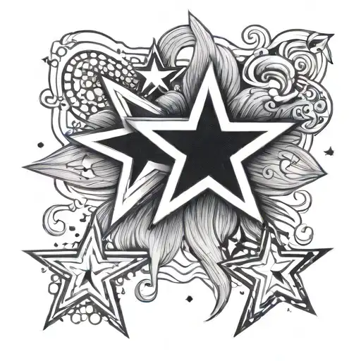 Happy And Sad Star Simple