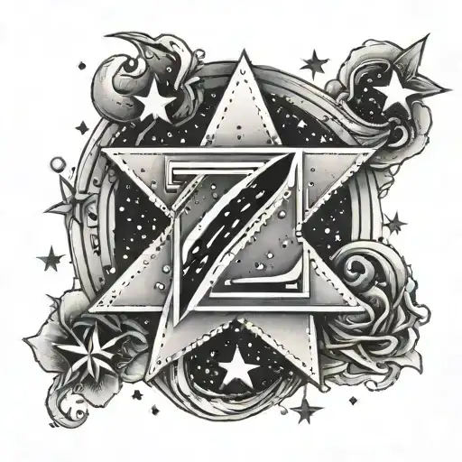 Number 7 And One Little Star