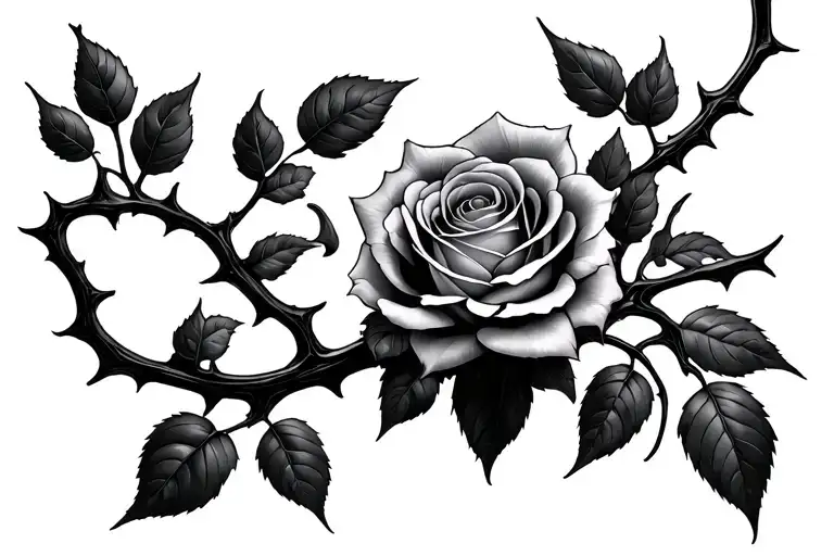Rose Vine Thorns