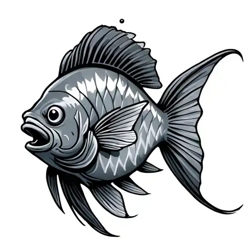 Cartoon Fish With 817 Hidden Within