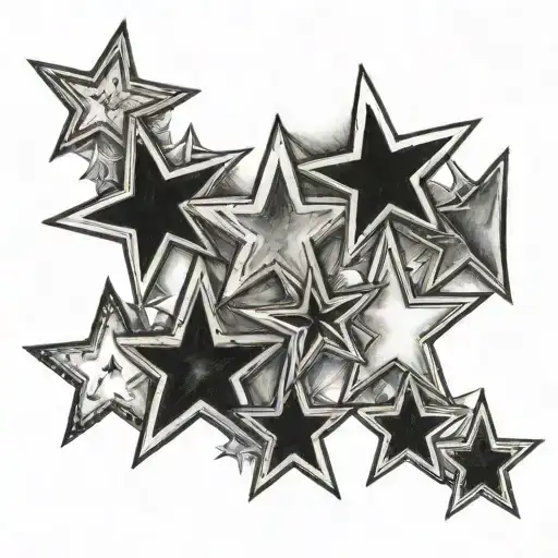 6 Stars In A Line