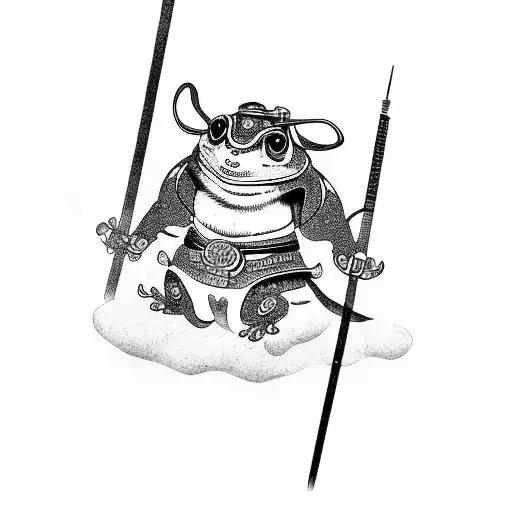 Samurai Frosch