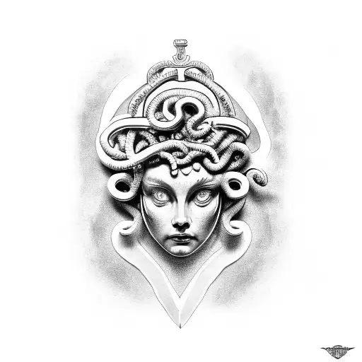 Medusa Greek Tattoo
