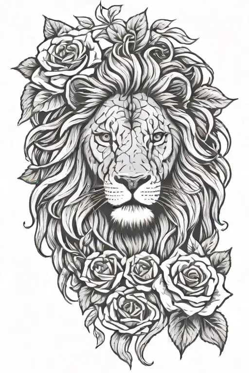 Lion With Roses Clock And For I Know The Plans I Have For You