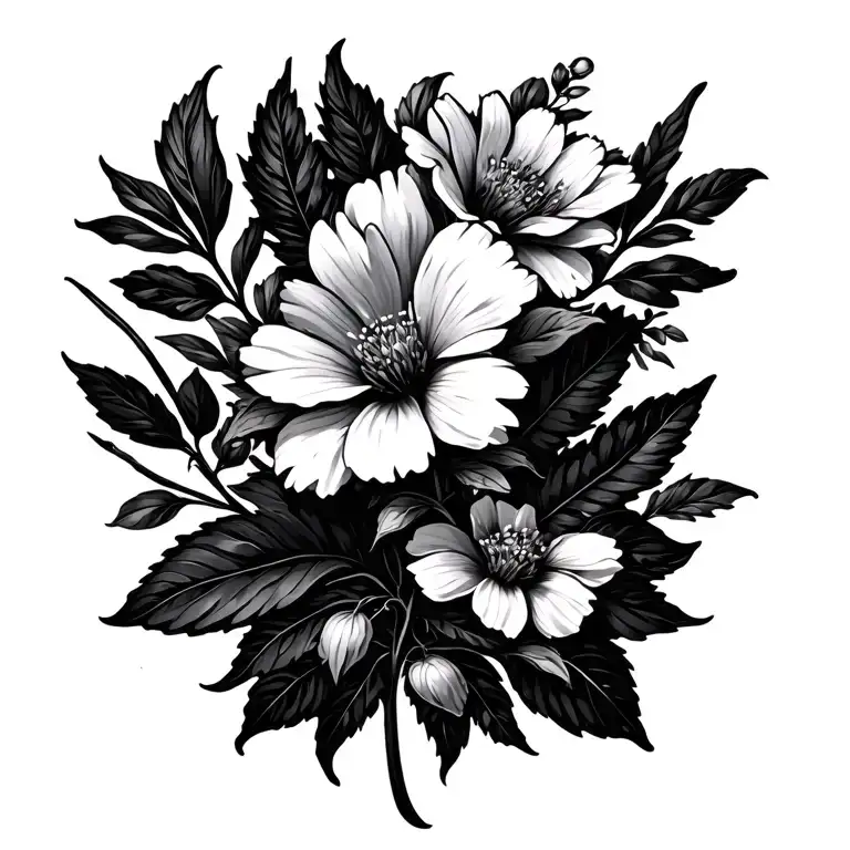 Flowers And Plants Growing