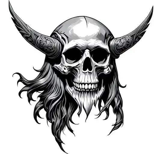 Odin Skull Adorned