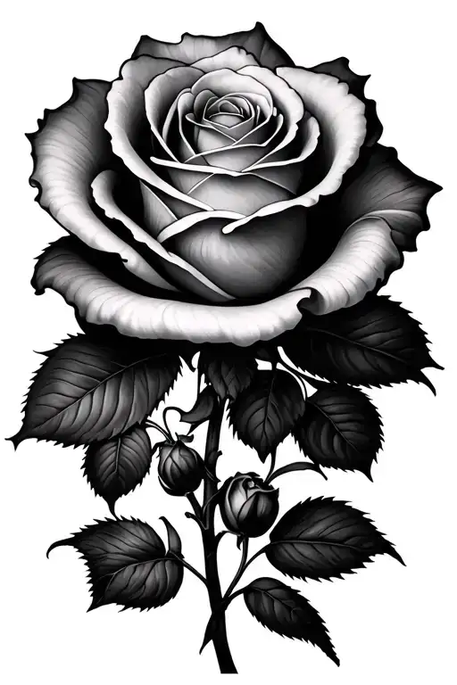 Rose With Semi Colon