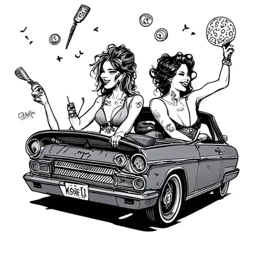 Partying With Two In The Car