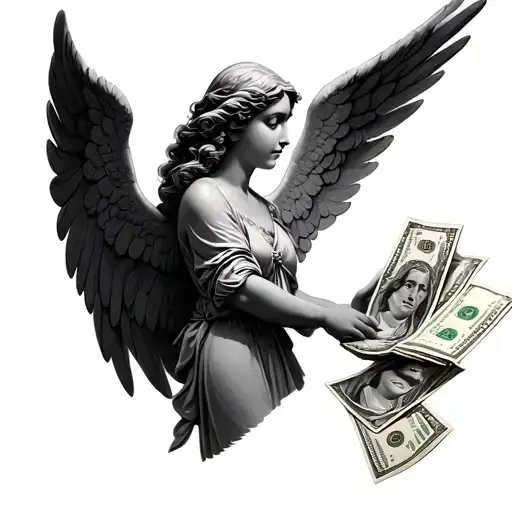 Angel Whit Money