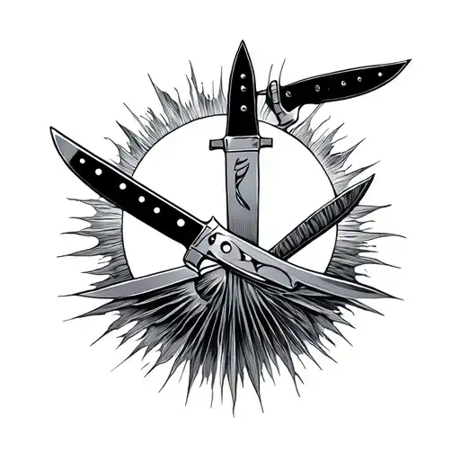 Knives Flying Towards The Sun