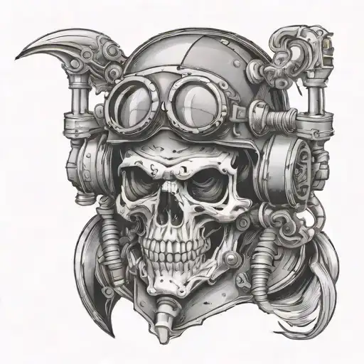 Deep Sea Scuba Diver Skull Helmet