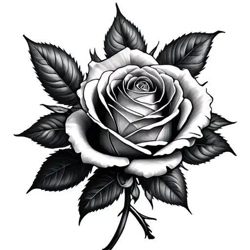 Xray Rose Surrounded