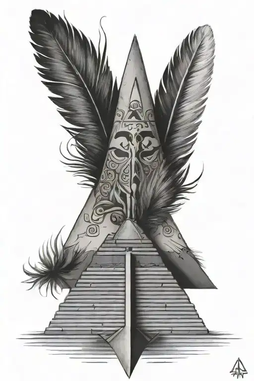 Feather Pyramid Amun