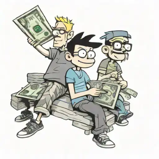 Ed Edd N Eddy Holding Money