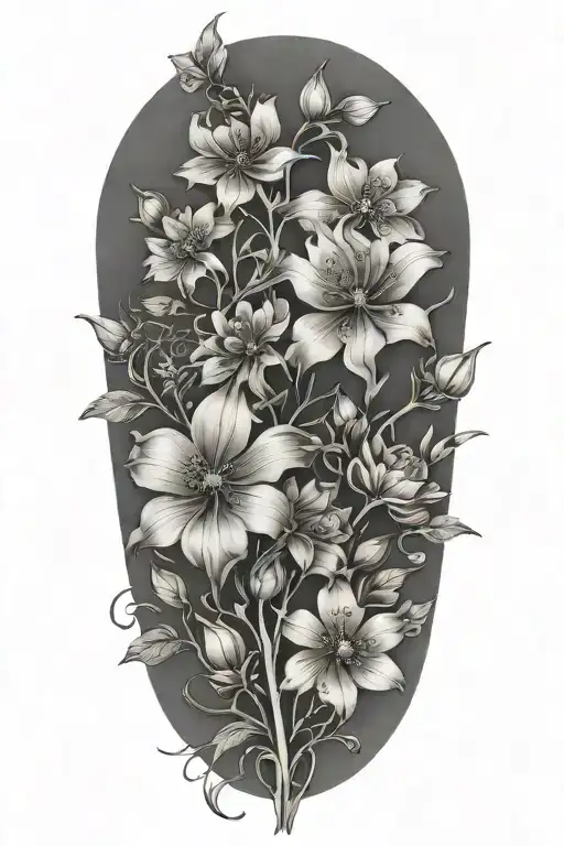 Skeleton Flowers Wrapped