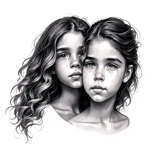 Face Son And Daughter