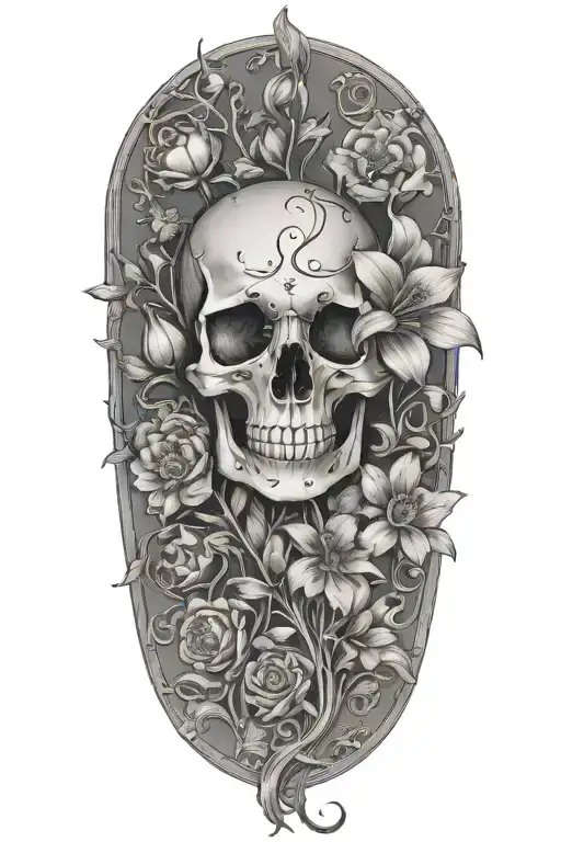 Skeleton Flowers Blooming