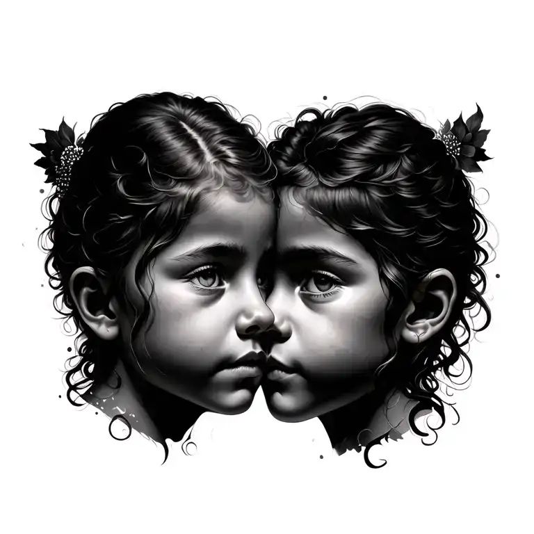 Face Son And Daughter