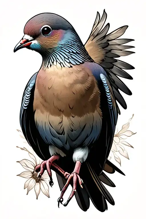 Mourning Dove Carrying