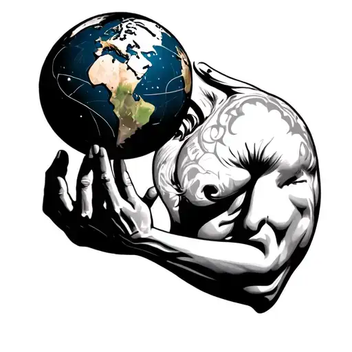 Atlas Holding World On Shoulders