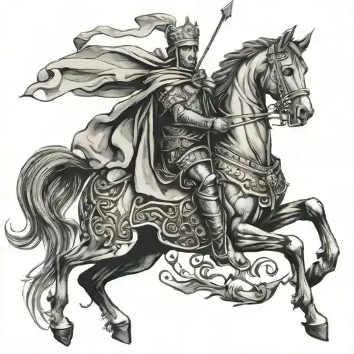 King Baldwin Iv Riding Horse