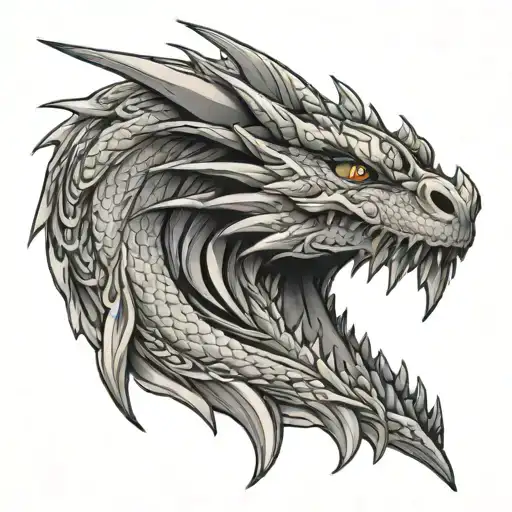 Cool Small Dragon Tattoos On Shoulder