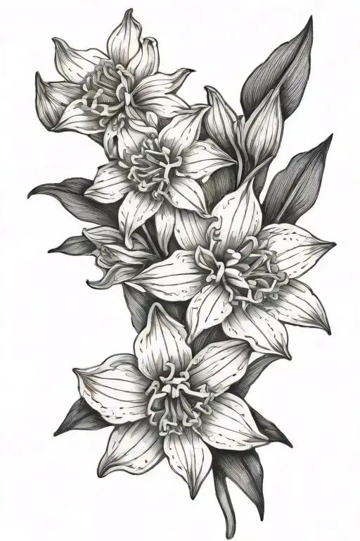 Larkspur Daisy Daffodil