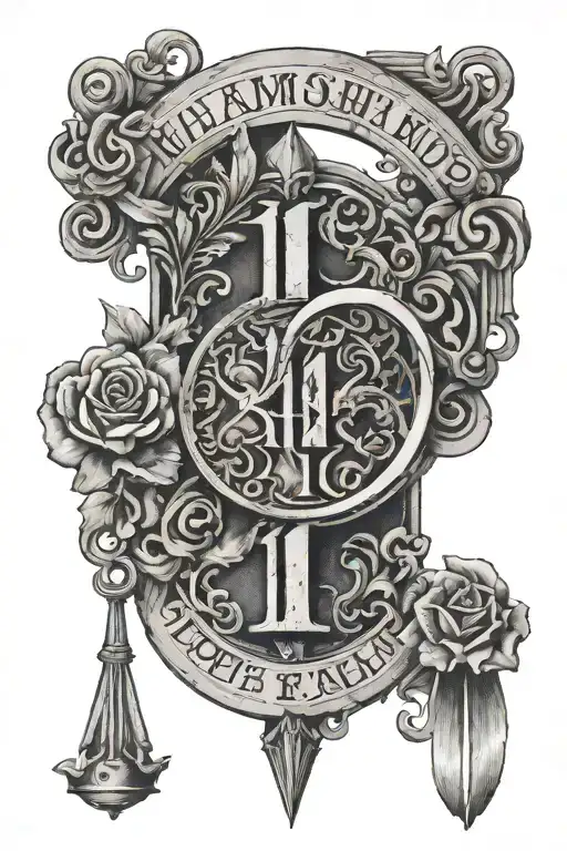 1942 In Roman Numerals Surrounded