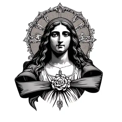 Ribbon With Maria De Jesus